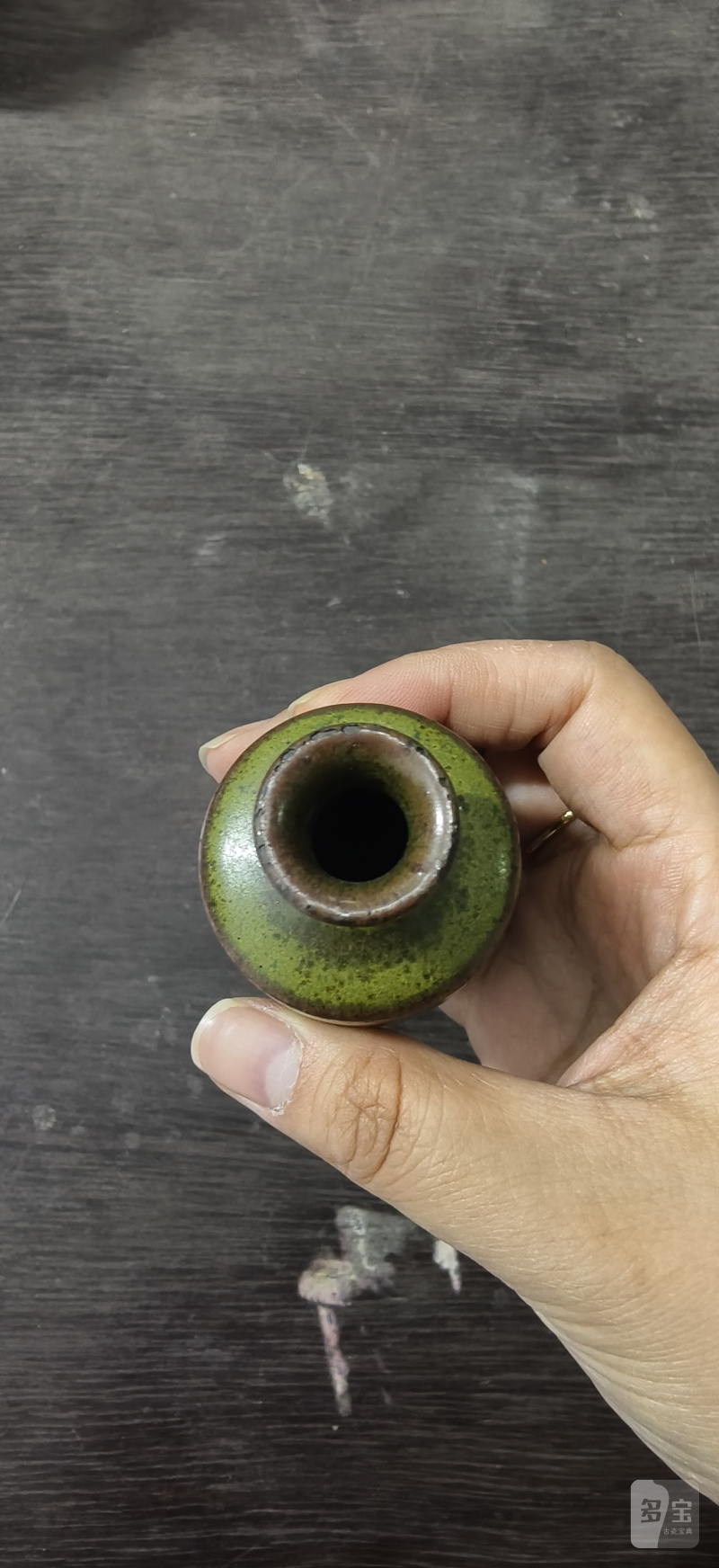 清 茶叶末釉小瓶 - 图4